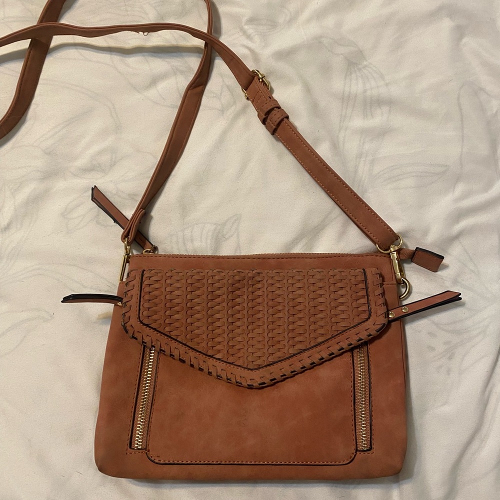 Pink crossbody purse